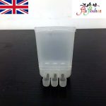 External 3 Slot Gravity Bird Seed Dispenser Hopper Fits Onto Vertical Cage Fronts