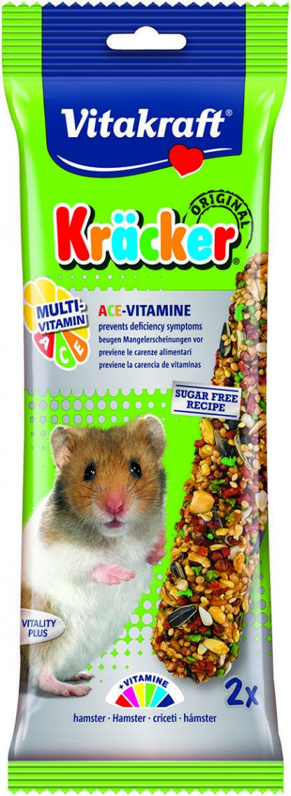 Vitakraft Hamster Kracker Multivitamin 2 Per Pack – Pet Treats, Hamster Treats