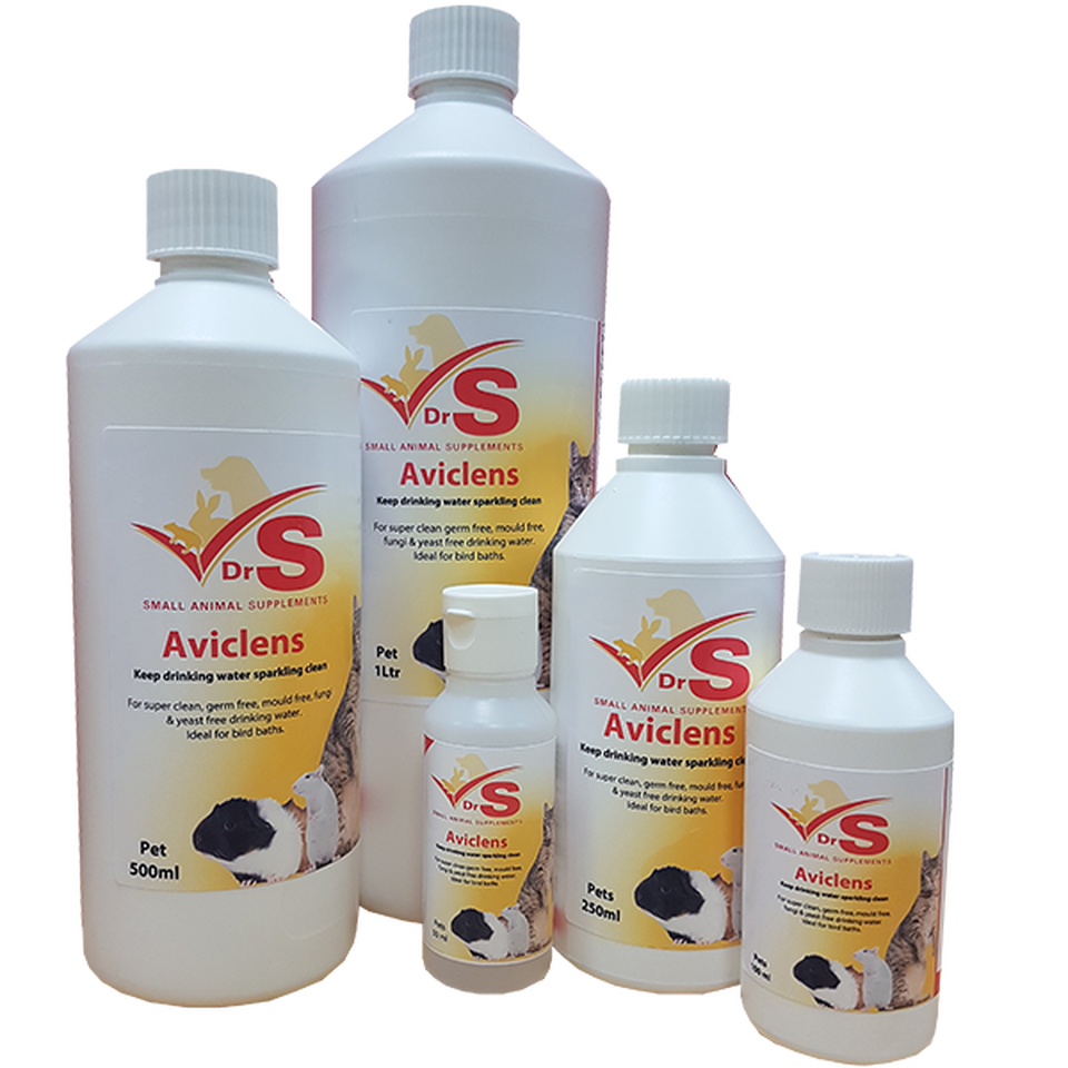 DrS Aviclens - water sanitizer for animals, keeps drinking water sparkling  clean - Fab Finches UK