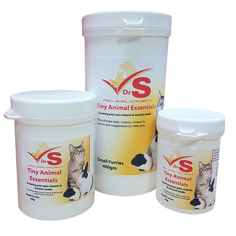 DrS Tiny Animal Essentials - For enhanced health, vitality and coat quality