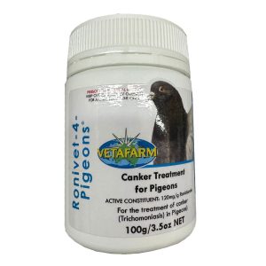 Vetafarm RONIVET 4 Pigeons treatment of Trichomoniasis, Hexamitiasis and Giardiasis Canker in Pigeon Birds - IN STOCK