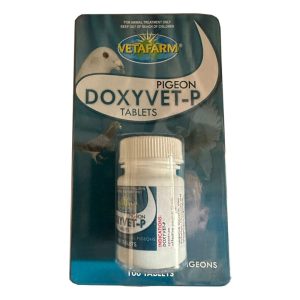 Vetafarm Doxyvet-P Broad Spectrum Treatment Tablets for bacterial infections in Pigeons
