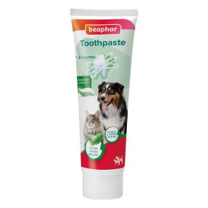 Beaphar Dog Puppy Cat Peppermint & Parsley Flavour Toothpaste 100g Enzymatic Dental Care