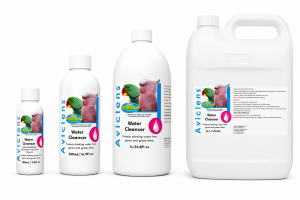 Vetafarm AVICLENS powerful water sanitizer for birds, keeps drinking water sparkling clean